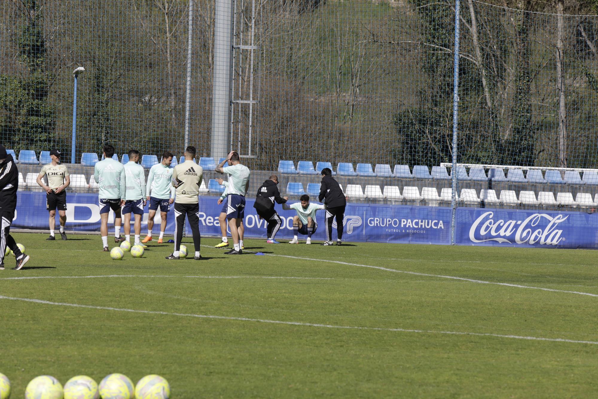 EN IMÁGENES: el entrenamiento del Oviedo