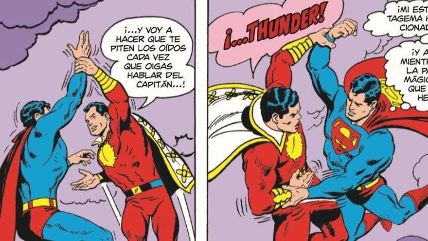 Superman i Shazam: la lluita dels dos herois de la capa.