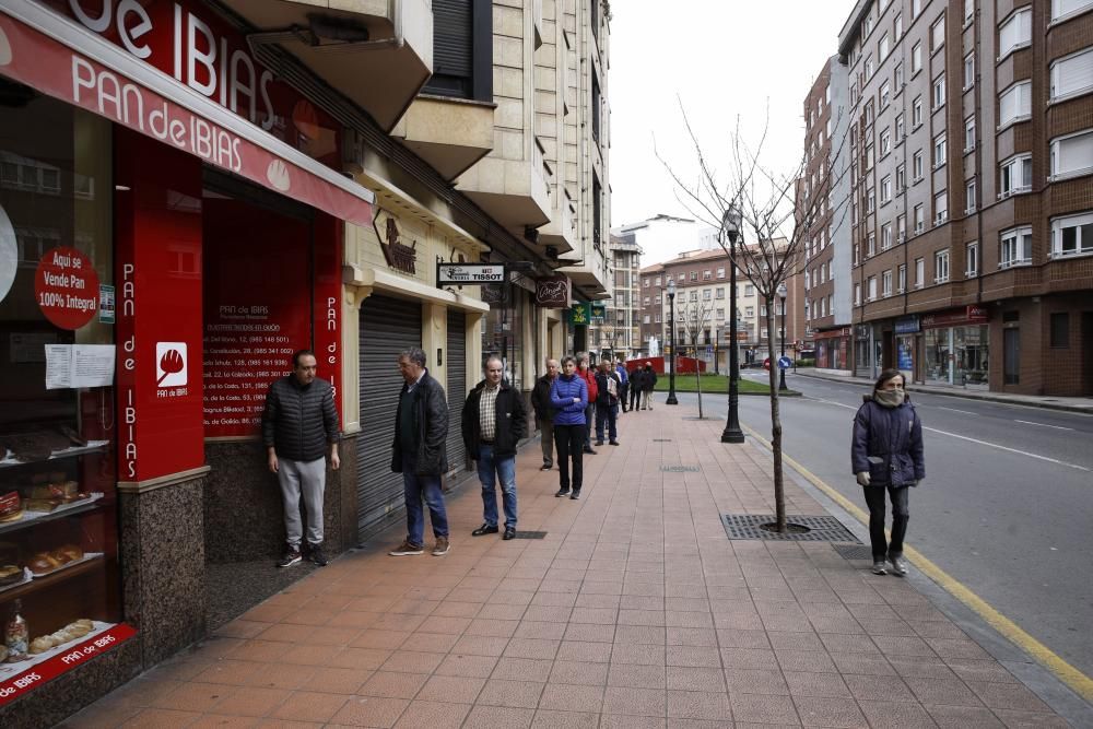 Primer dia cierre de Gijón por el coronavirus