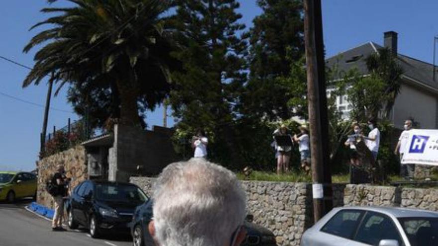 Protesta contra la expropiación.