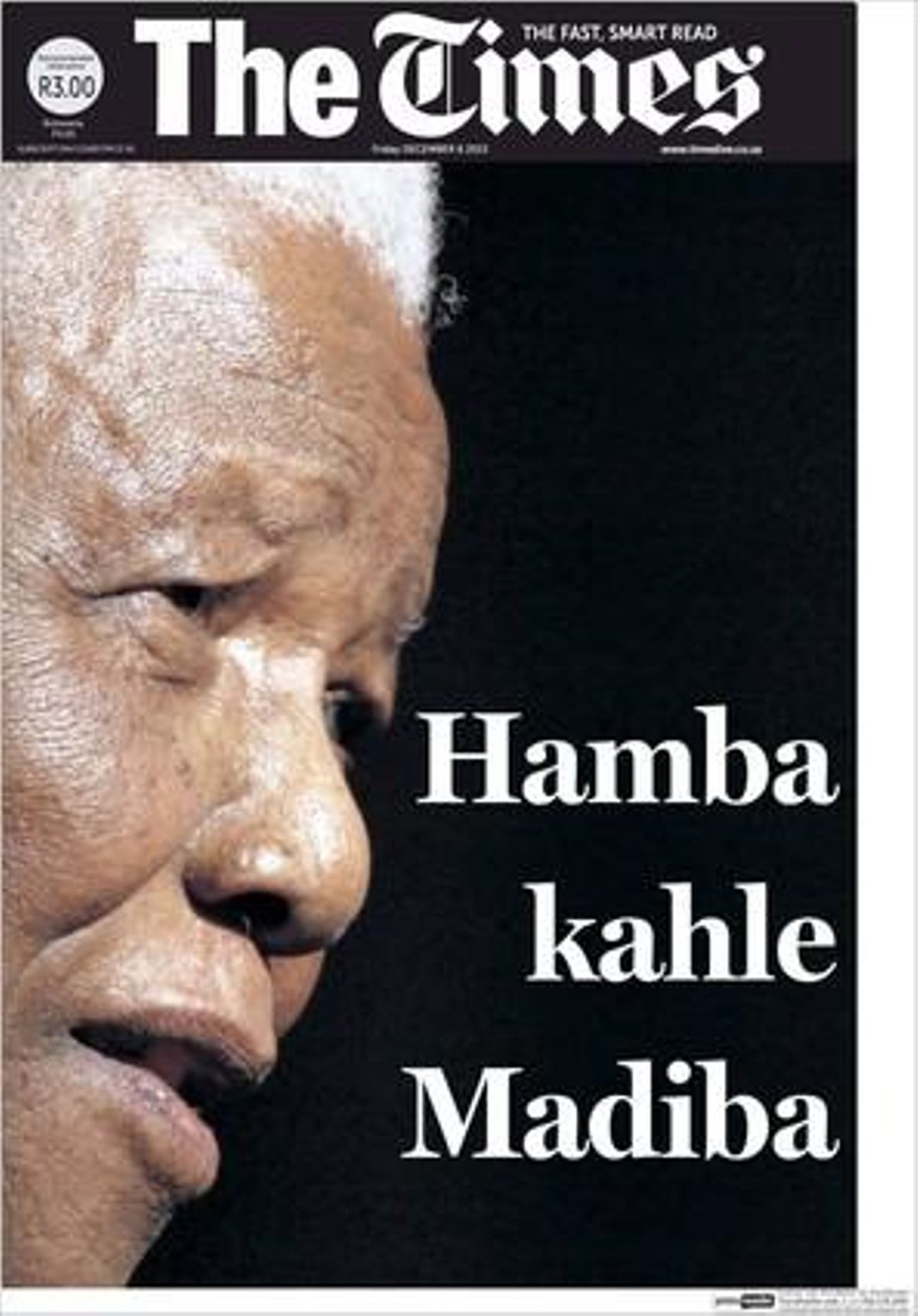 L’edició sud-africana de ’The Times’.