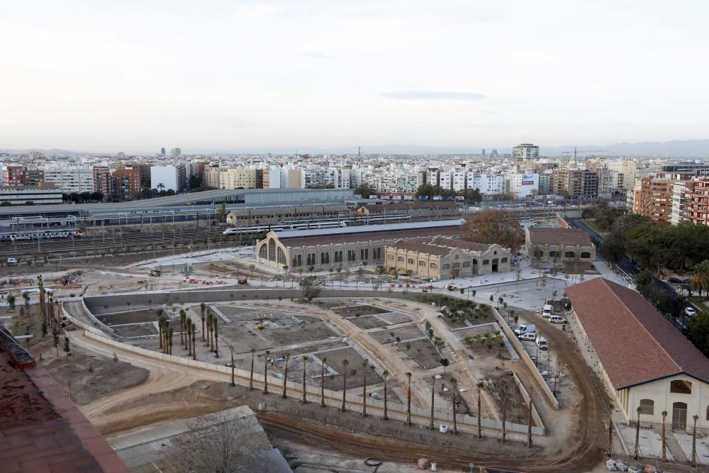 Estado actual de las obras del Parque Central