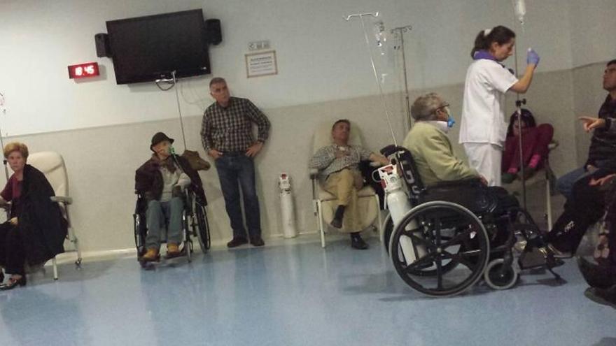 Sin camas libres en los hospitales