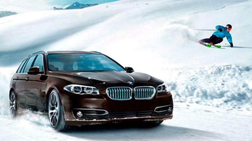 ¿Te gustaría ir a la nieve conduciendo un BMW?