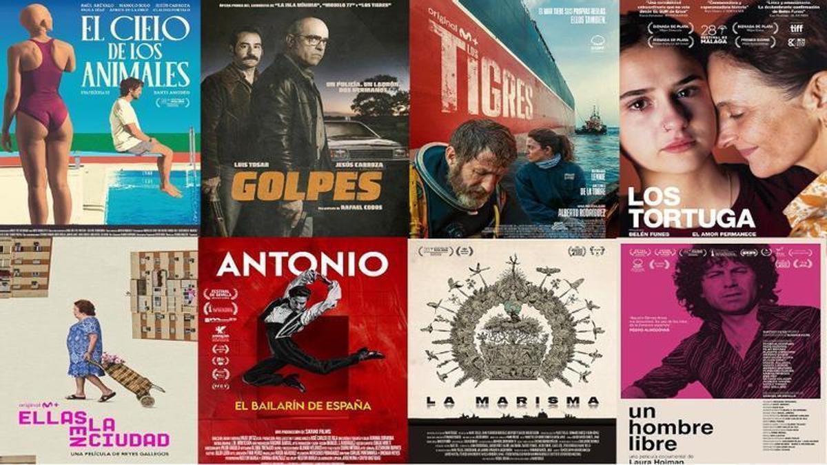 Algunas de las películas nominadas a los Premios Carmen.