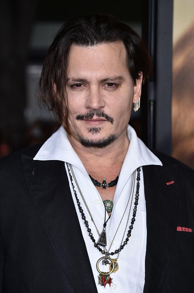 Johnny Deep en el estreno de 'The Danish Girl'