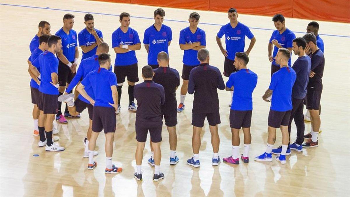 El Barça ya prepara la visita del Palma Futsal el domingo en el Palau