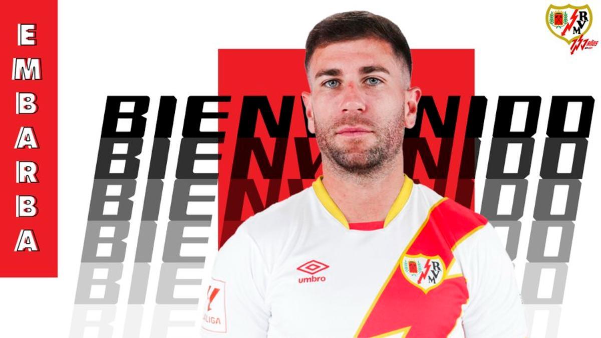 Adrián Embarba, nuevo jugador del Rayo Vallecano