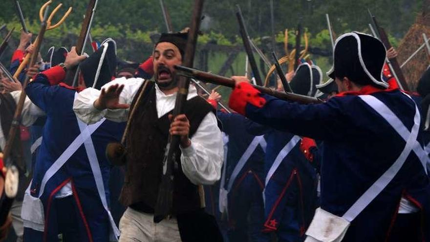 La recreación de la Batalla de Casal de Eirigo. // Iñaki Abella