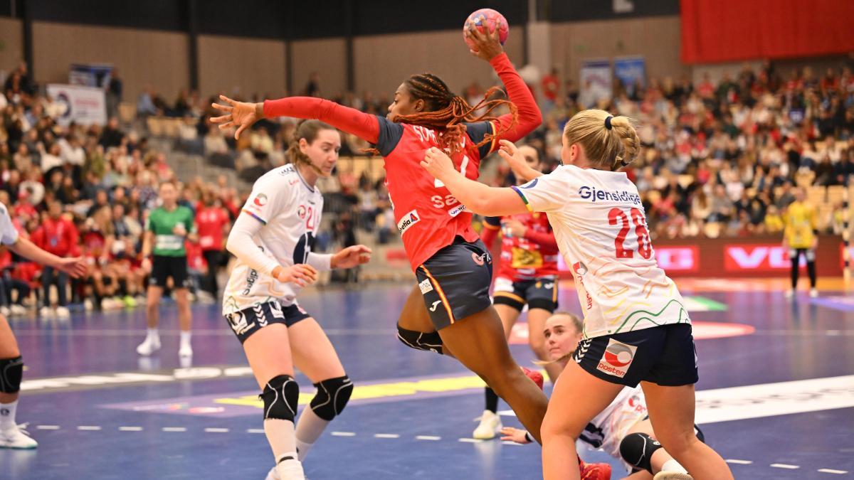 Danila So Delgado, la semana pasada contra Noruega