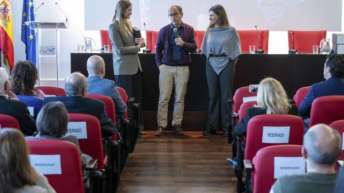 Sara Aagesen, José Angel Núñez i María José Rallo