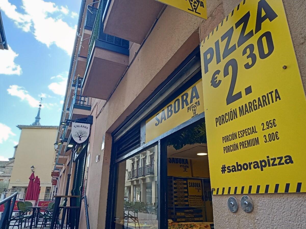 El local de Sabora Pizza