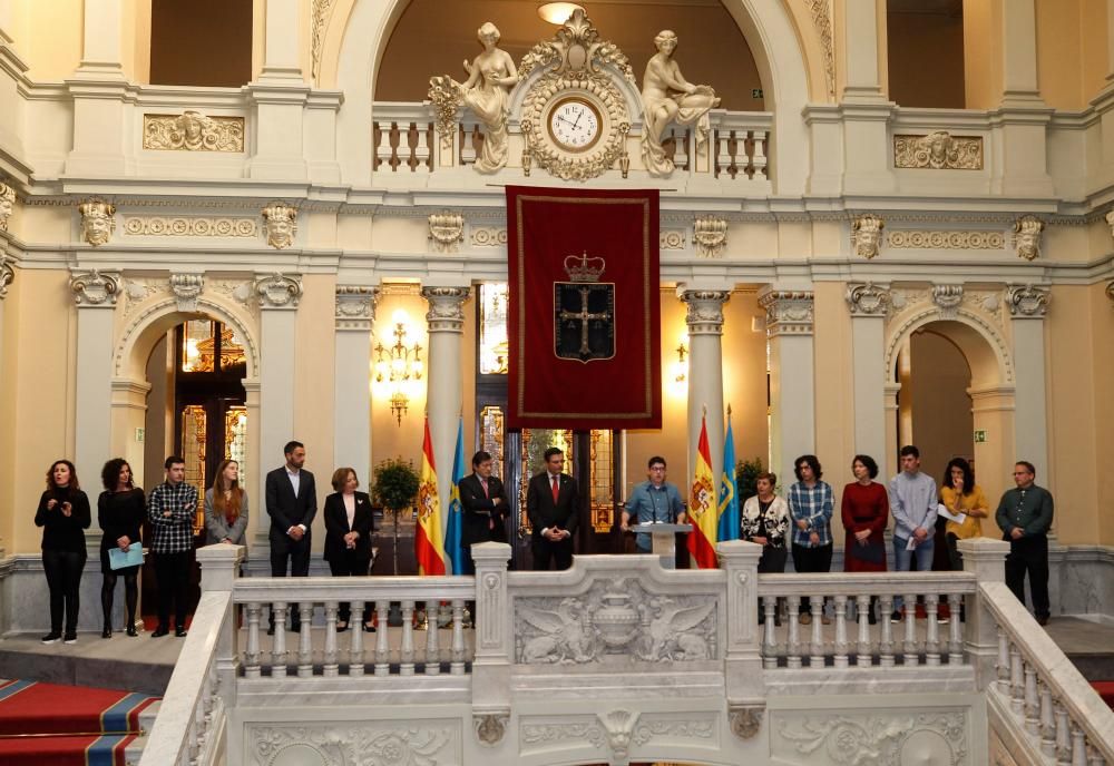 40.º aniversario de la Carta Magna en el Parlamento asturiano