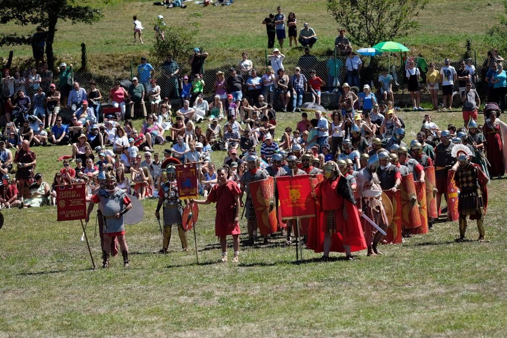 Batalla en la fiesta Astur romana en Carabanzo