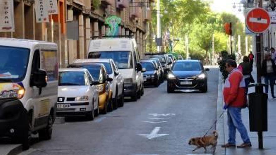 La calle del negocio.