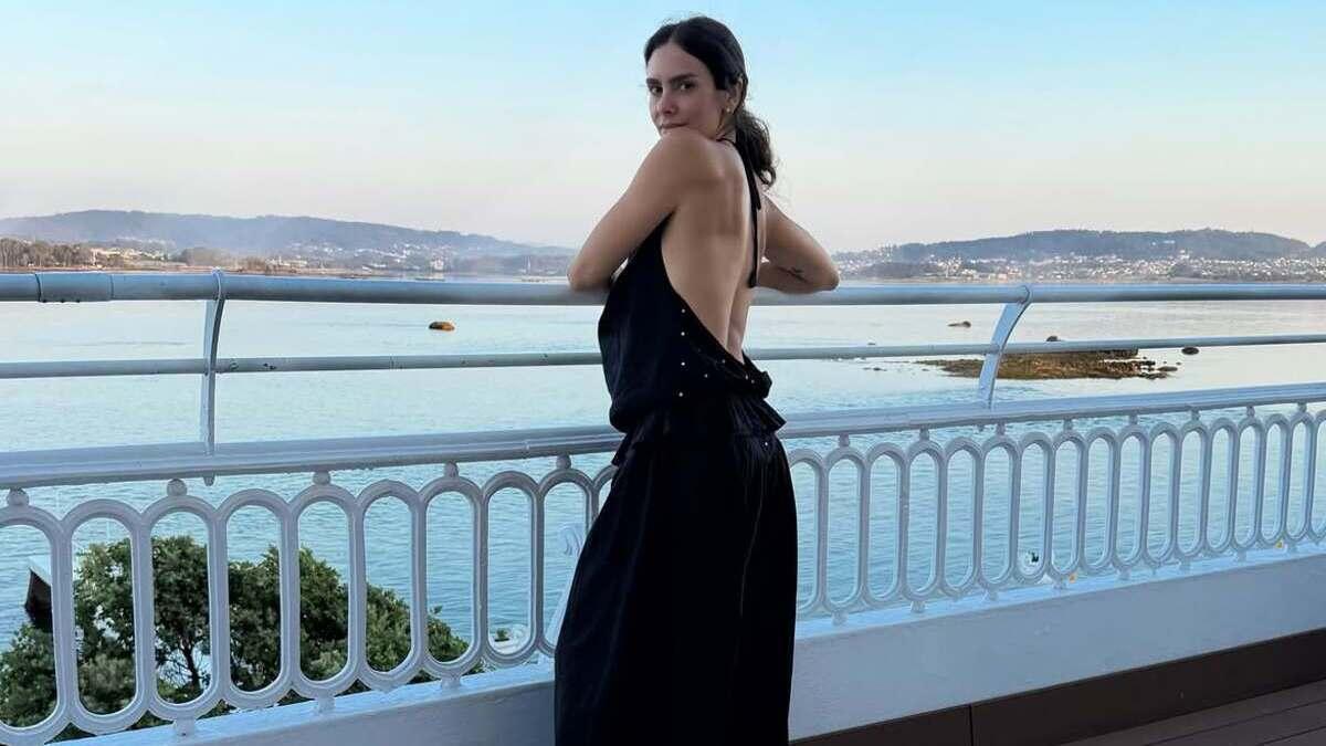 Cristina Pedroche durante sus vacaciones en Galicia