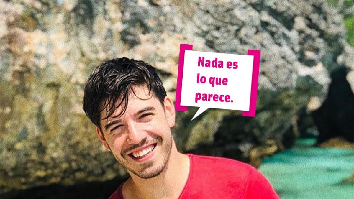 Roi Méndez en la playa, bocadillo: &quot;Nada es lo que parece&quot;