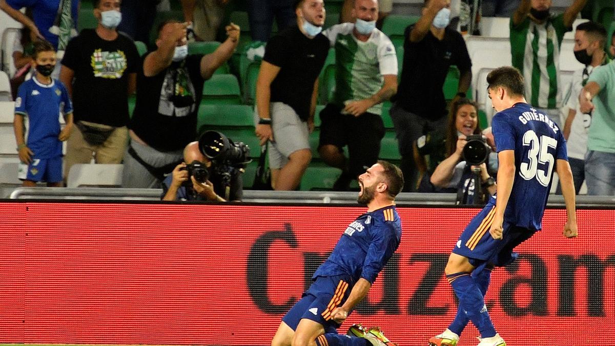 Carvajal marcó el gol de la victoria del Real Madrid.