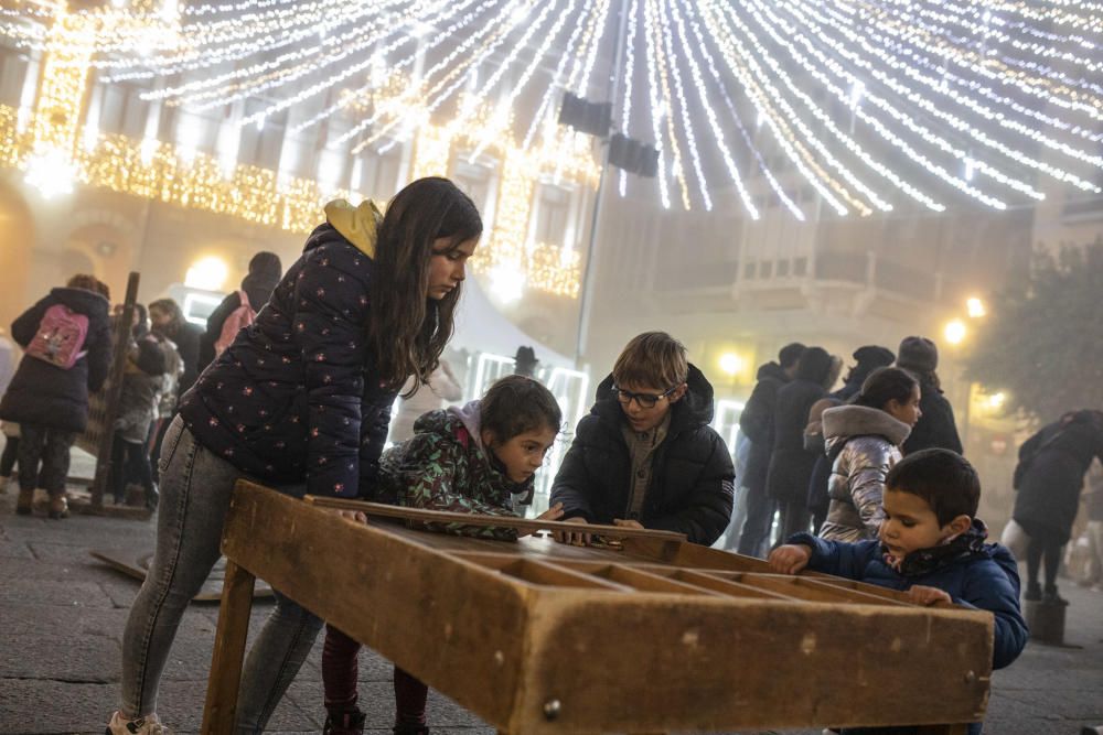 Animación navideña en la plaza Mayor