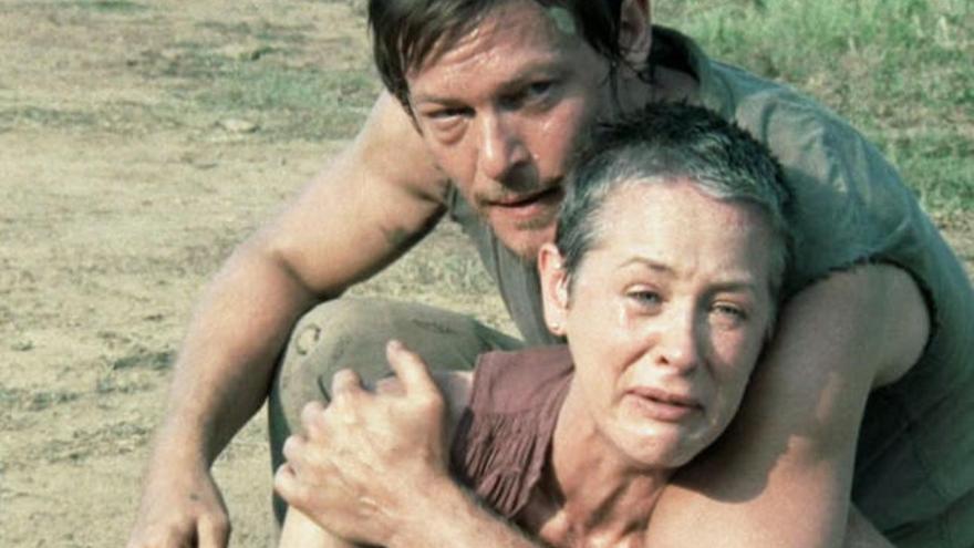 Daryl y Carol en &#039;The Walking Dead&#039;.