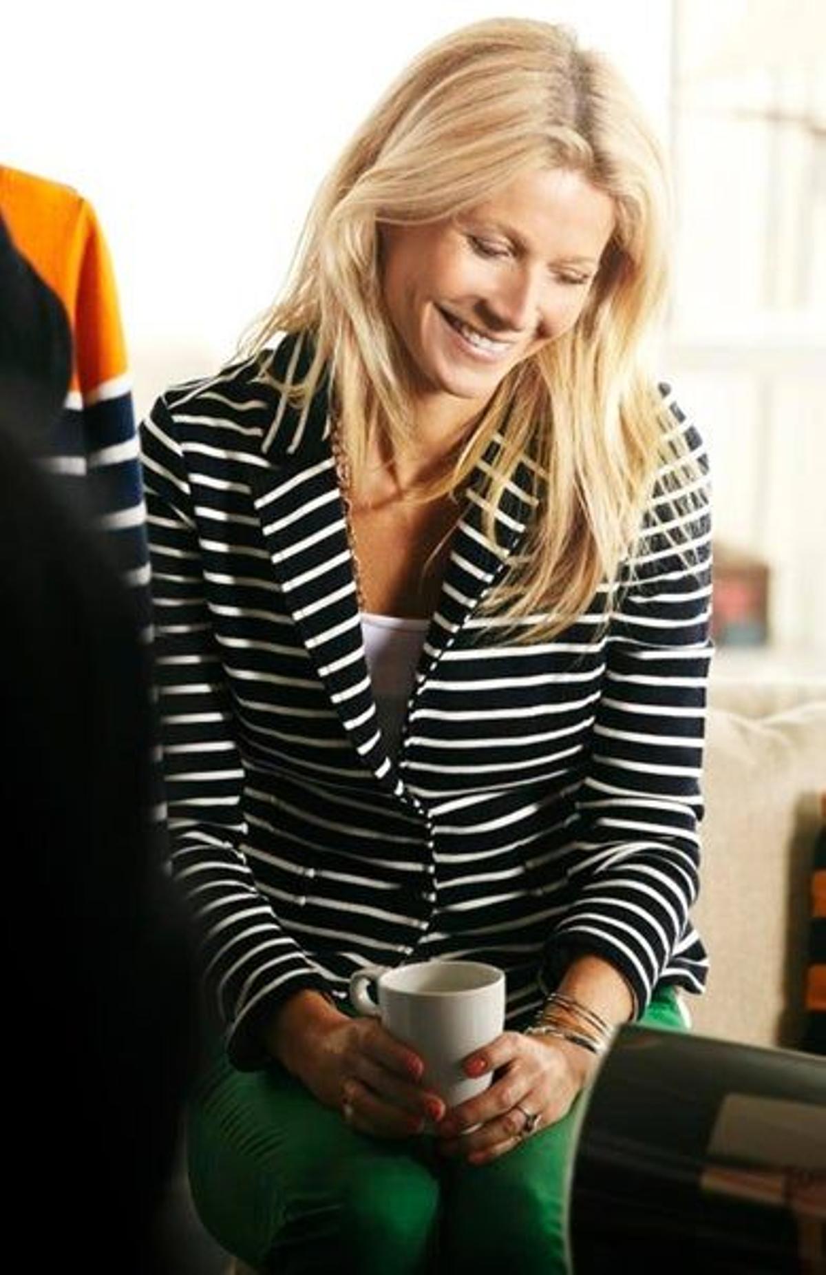 Gwyneth Paltrow imagen de una de las líneas de la firma escandinava Lindex