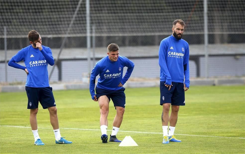 Sesión de entrenamiento del Real Zaragoza