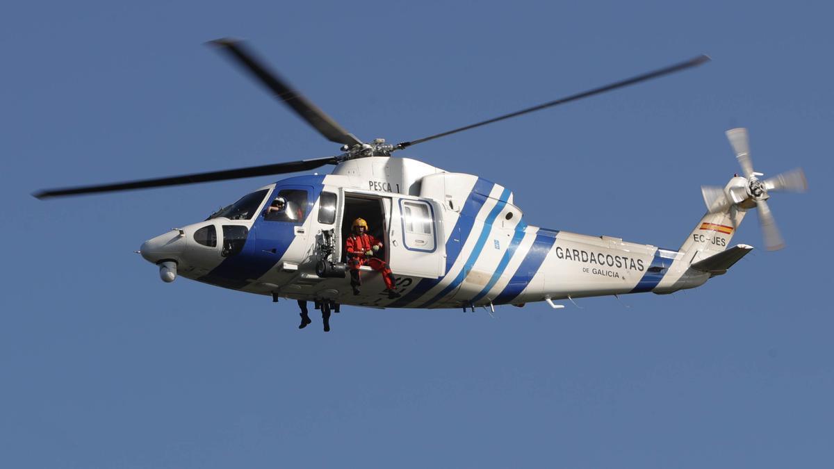 Helicóptero Pesca 1 de Gardacostas, en una imagen de archivo