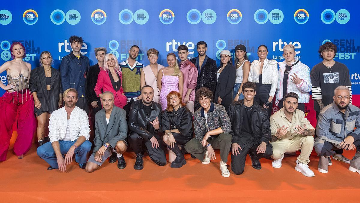 Els 16 candidats a representar Espanya a Eurovisió 2024
