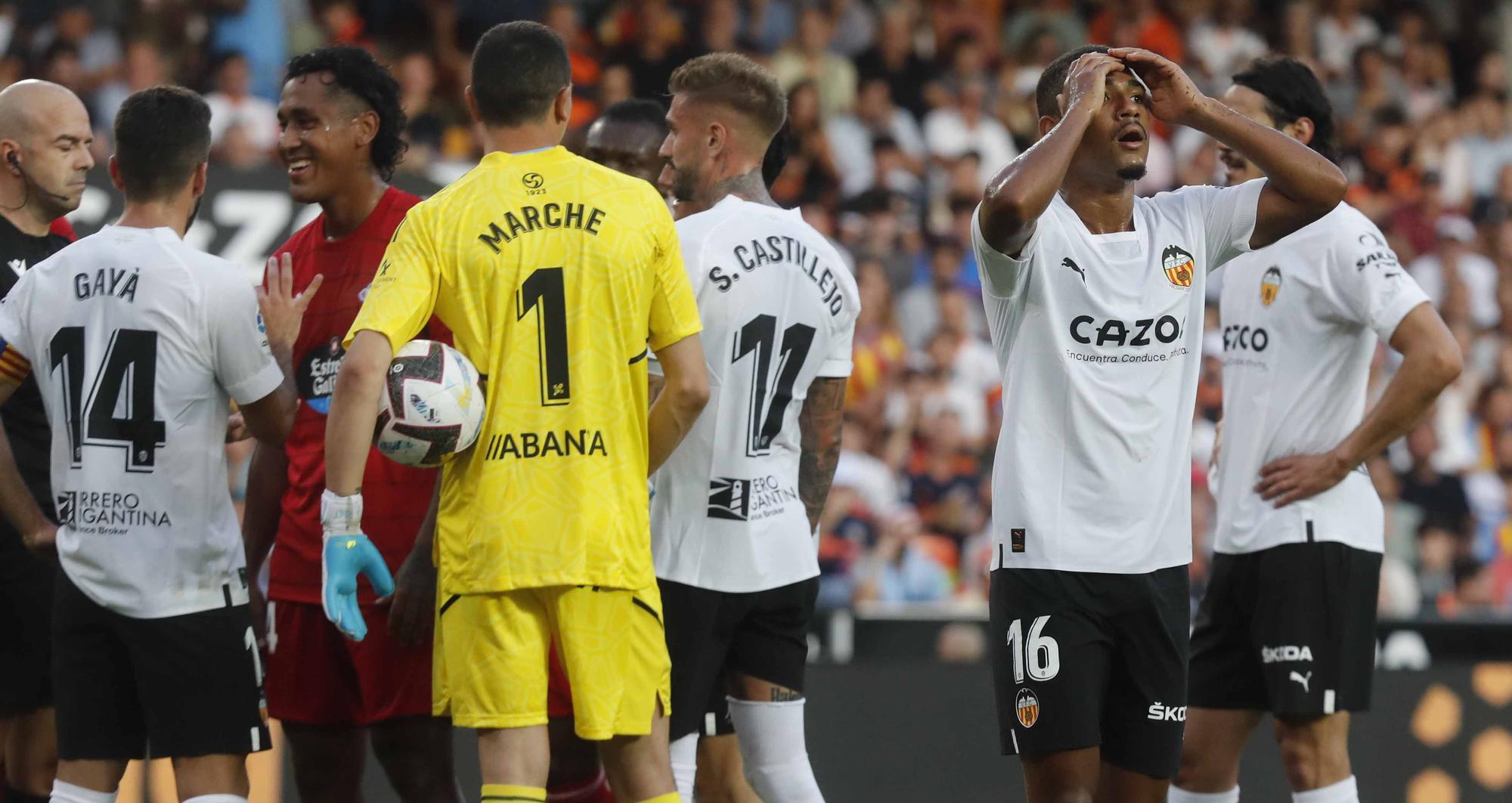 El Valencia - Celta en imágenes