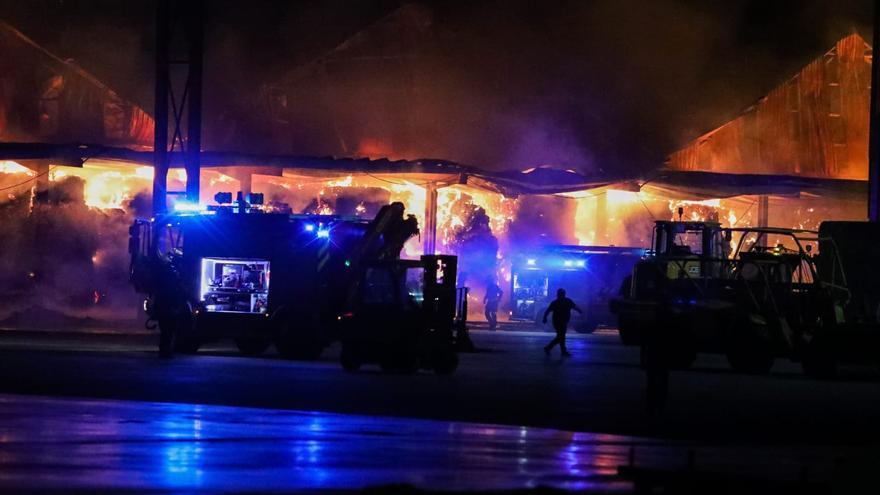 Incendio en las instalaciones de Cobadu en Zamora