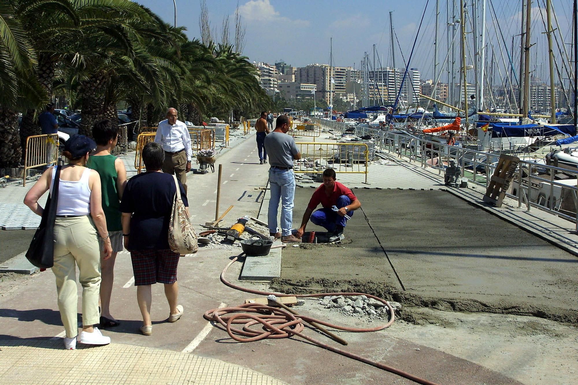 Wie sich Palmas Promenade "Paseo Marítimo" im Laufe der Zeit verändert hat