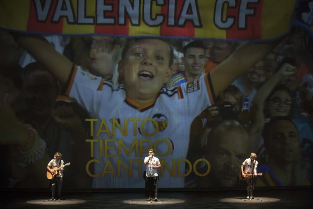 Primer acto del Centenario del Valencia CF