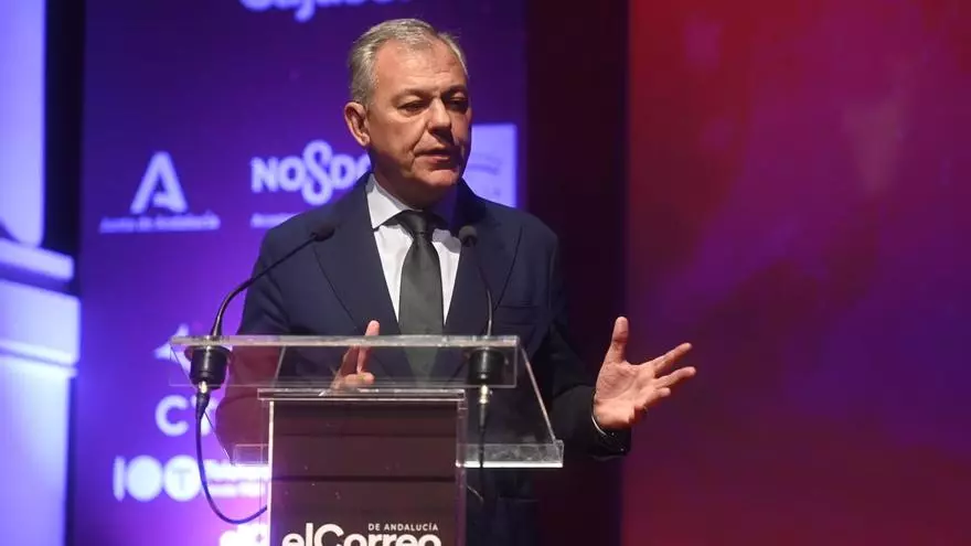 El alcalde de Sevilla, José Luis Sanz, interviene en la gala del 125 aniversario de El Correo de Andalucía
