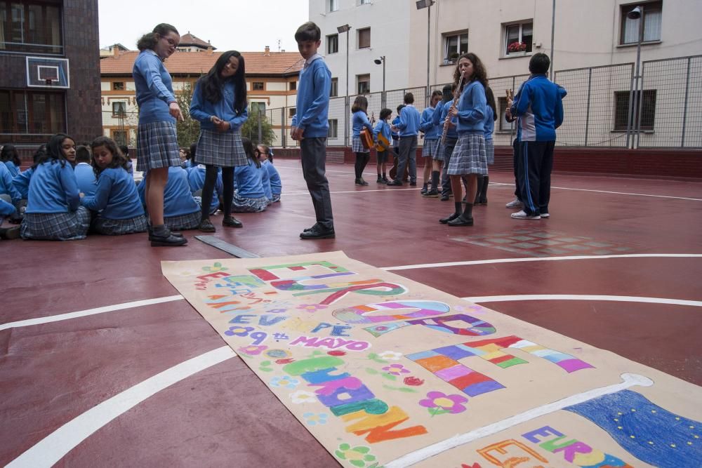 Día de Europa en el Colegio de la Milagrosa