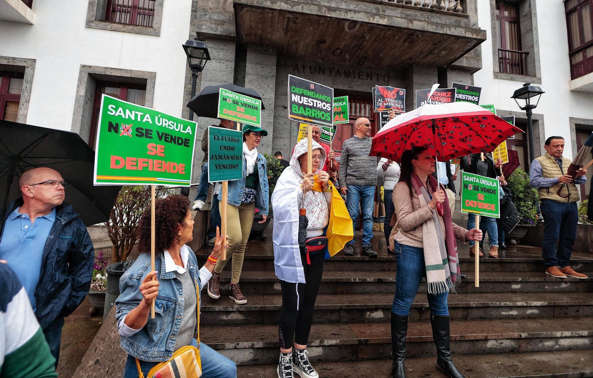 Concentración xenófoba en Santa Úrsula