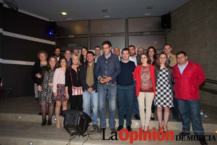 Presentación candidatura PSOE Cehegín