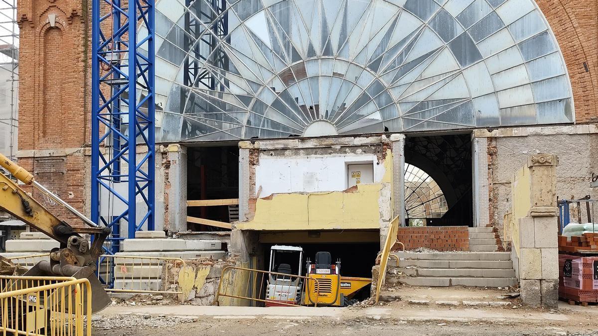 Obras del Mercado de Abastos.