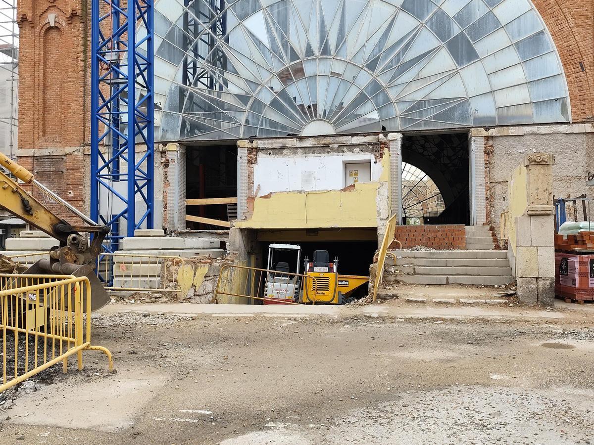 Obras del Mercado de Abastos.