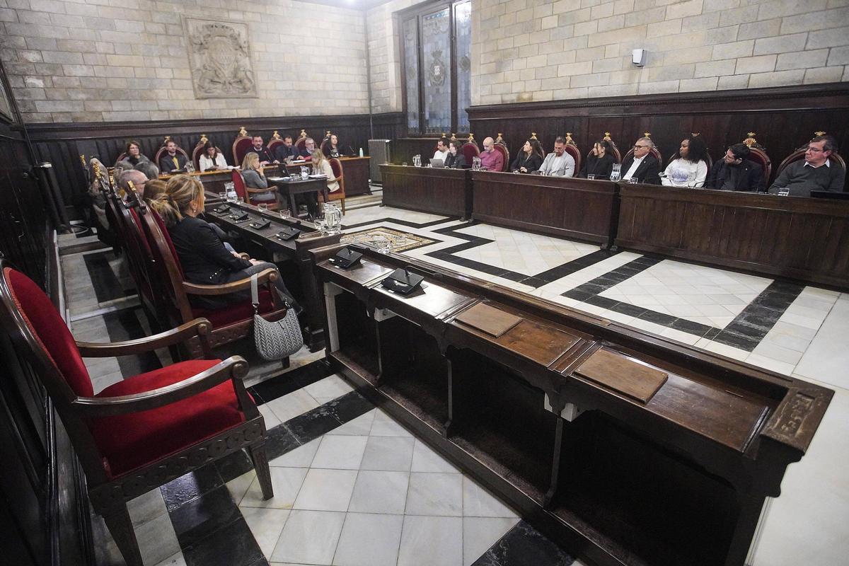 Una imatge del ple d'aquest dimarts a la tarda.