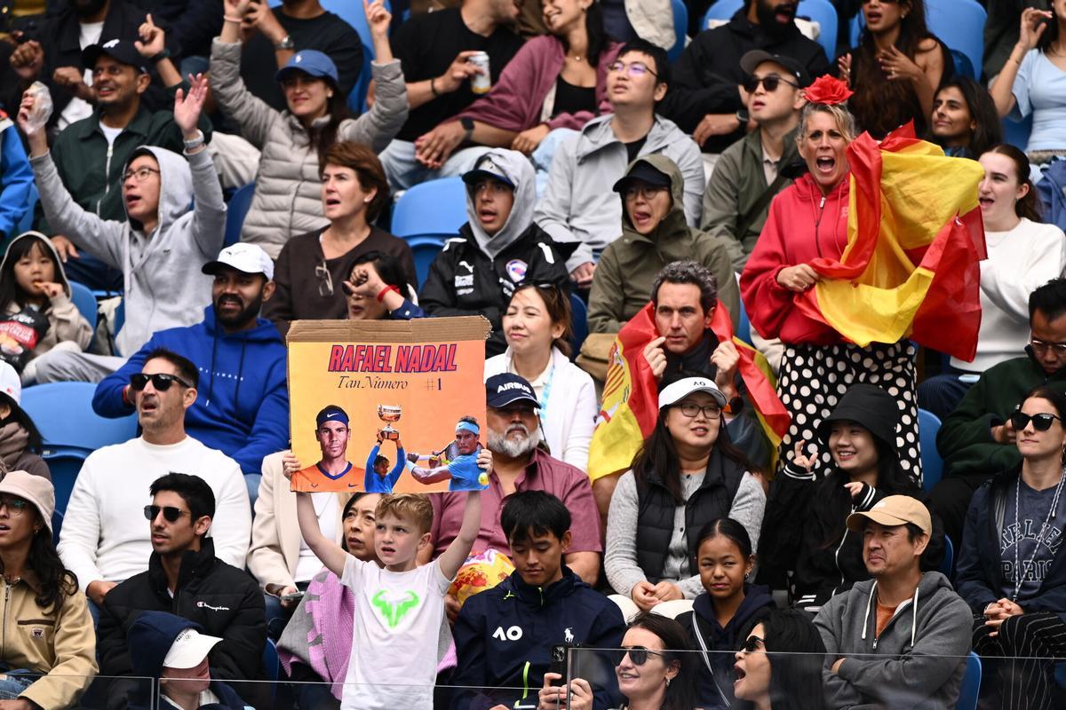 Homenaje a Rafa Nadal en el Open de Australia Homenaje a Rafa Nadal en el Open de Australia