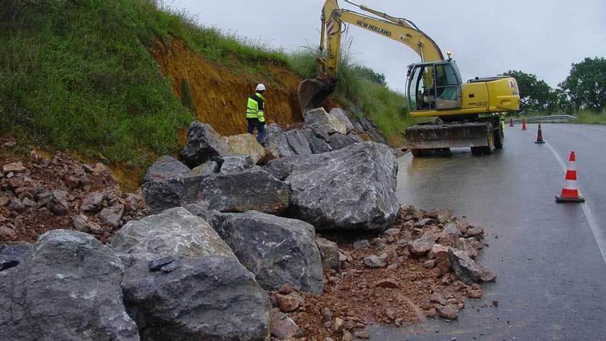 Las obras que se están desarrollando en las proximidades de Ferrera.