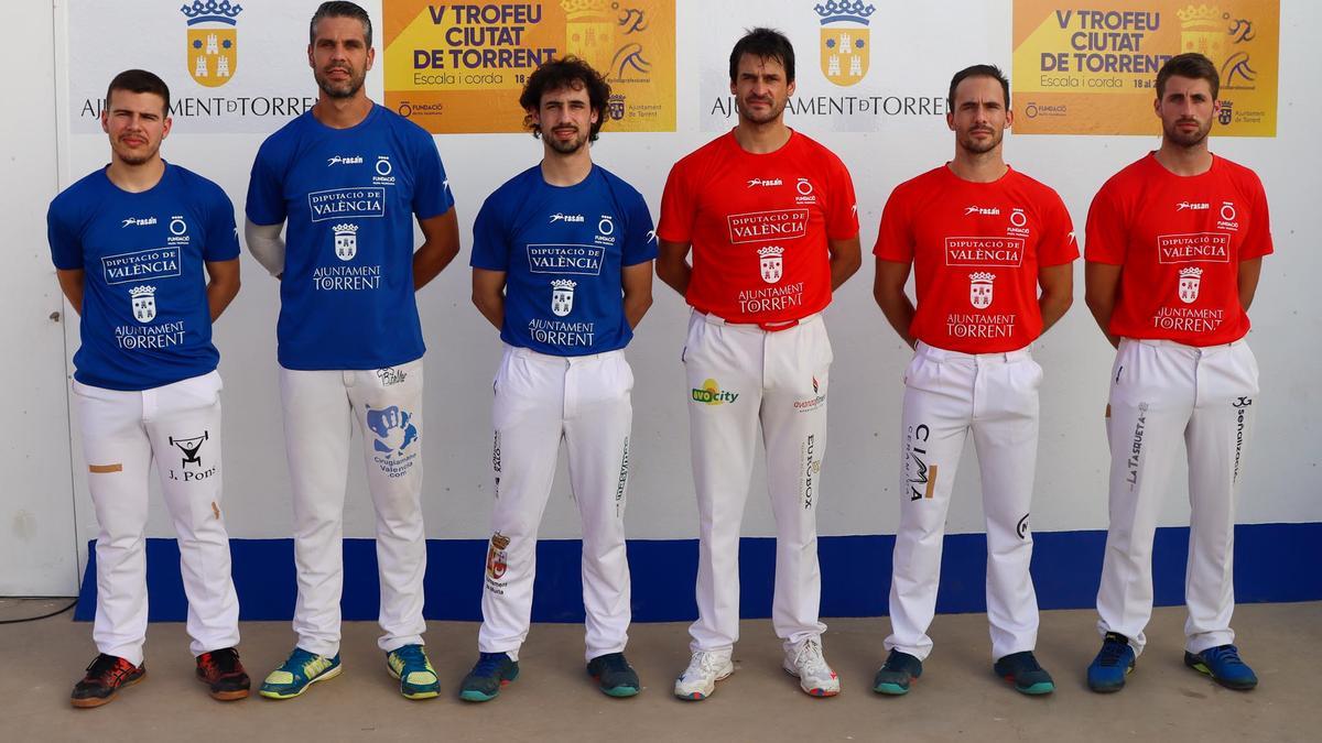 Jugadores de la primera semifinal.