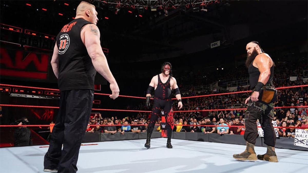 Brock Lesnar defenderá el campeonato Universal en una triple amenaza