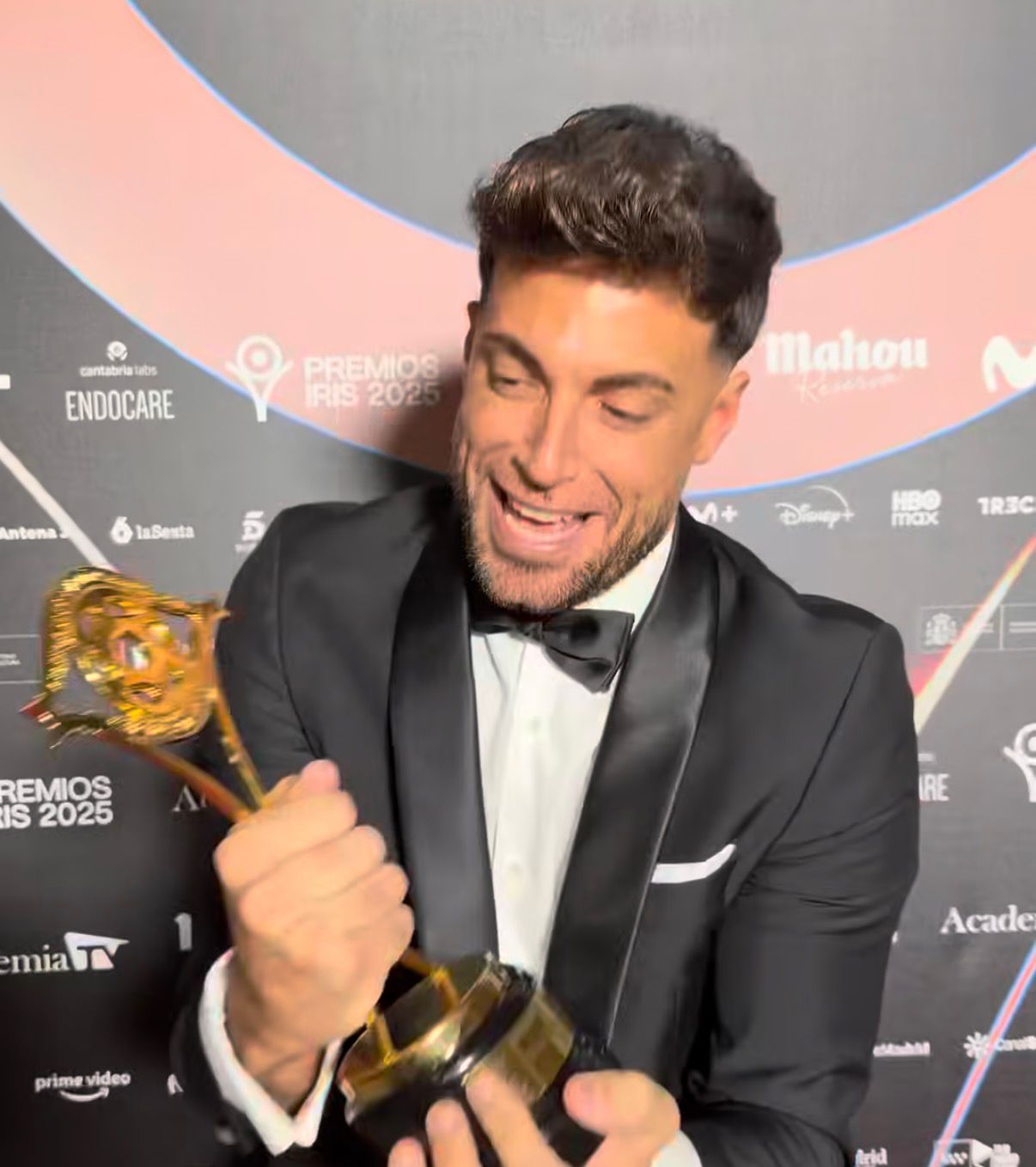 Montoya en los Premios Iris