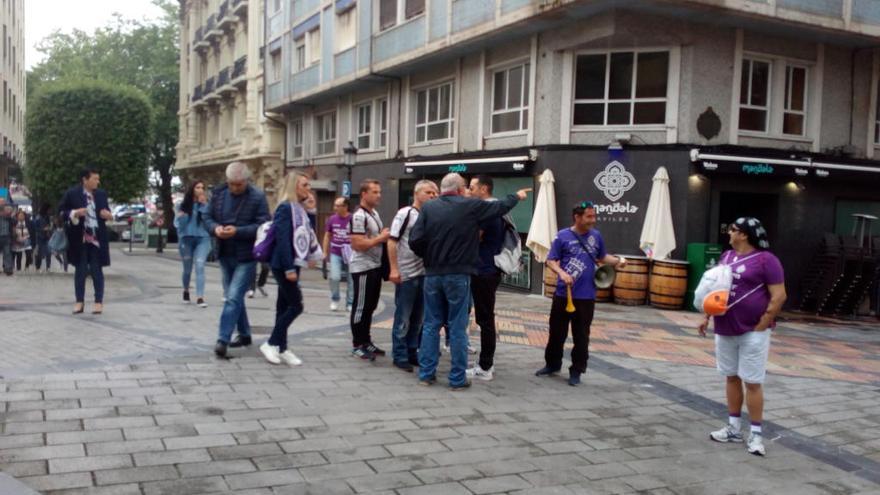 Animadores del Cristo Atlético de Palencia, en Sabugo.