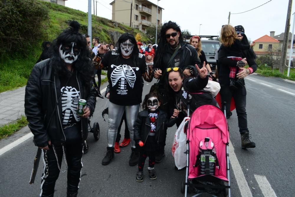 Aldán y Moaña celebran el final del Carnaval. // G. Núñez