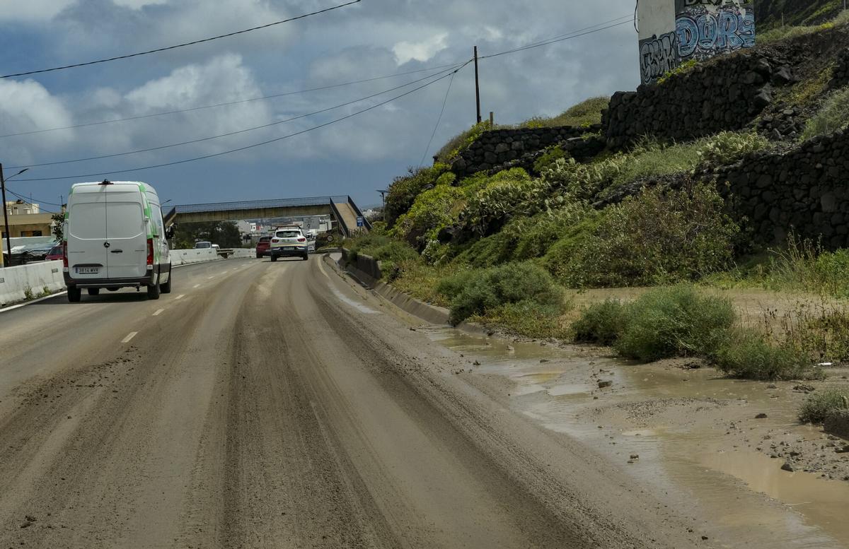 Efecto de la tormenta Therese norte de Gran Canaria