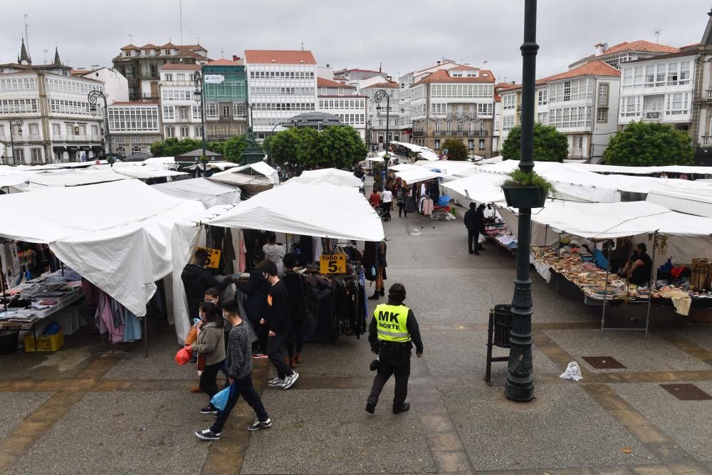 La pandemia puede con la feria de Betanzos