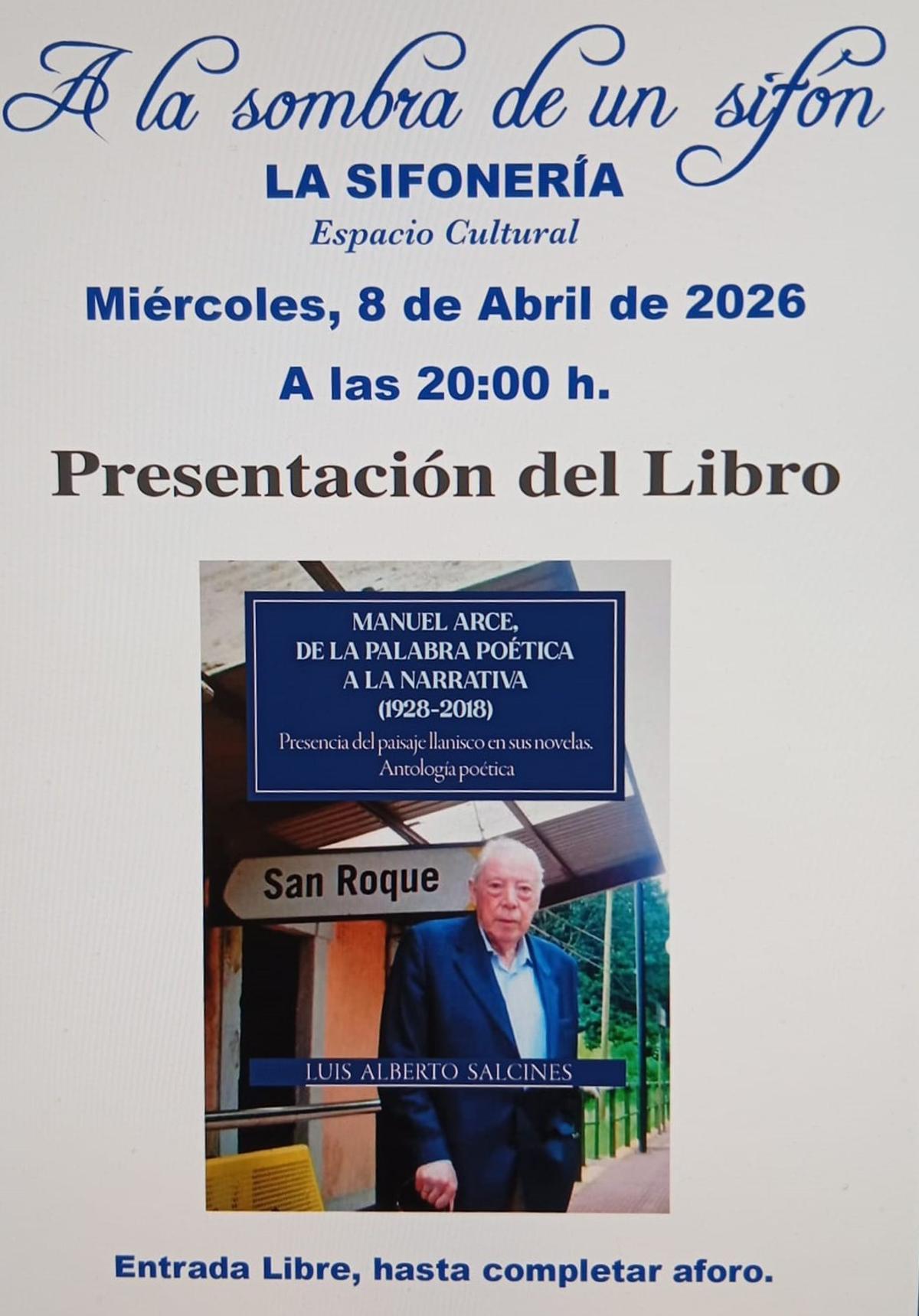 Presentación del libro de Manuel Arce