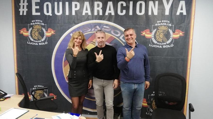 Irene Rivera, Miguel Millán y Javier Pareja.